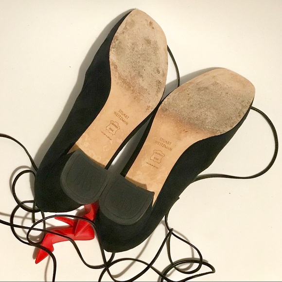 SW Cordon Hush Lace-up Pumps Suede Block Heels - Picture 7 of 8